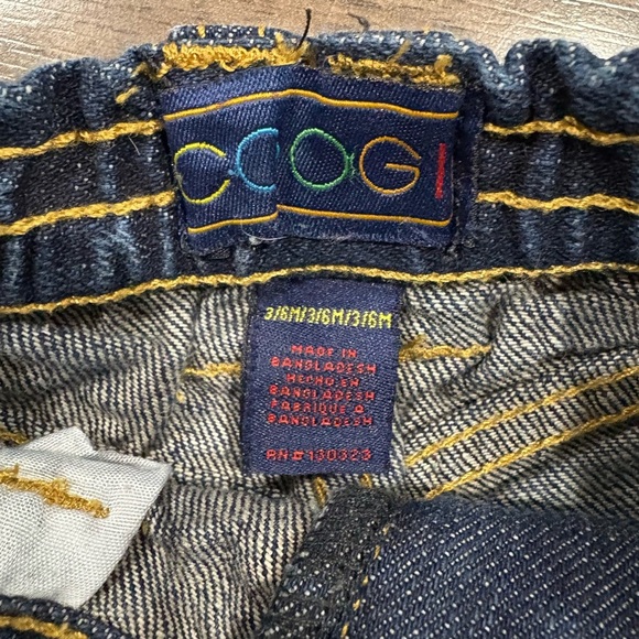 2-pack infant COOGI jeans 3/6 months and 12 months - Picture 3 of 8